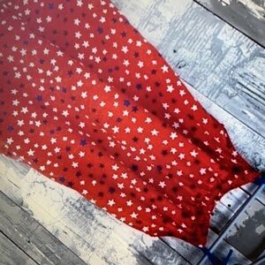 Patriotic stars sleeveless kid’s cute blouse